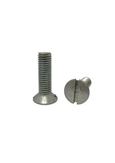 6 x 65 Countersunk Machine Screw Zinc Plated Slot