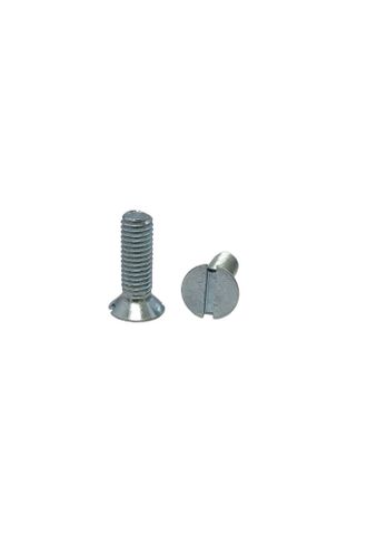 6 x 12 Countersunk Machine Screw Zinc Plated Slot