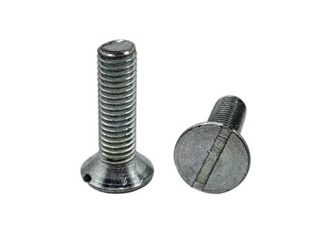 8 x 75 Countersunk Machine Screw Zinc Plated Slot