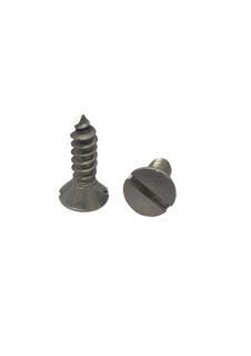 4G x 5/8 Countersunk Self Tapping Screw 304 Stainless Steel Slot