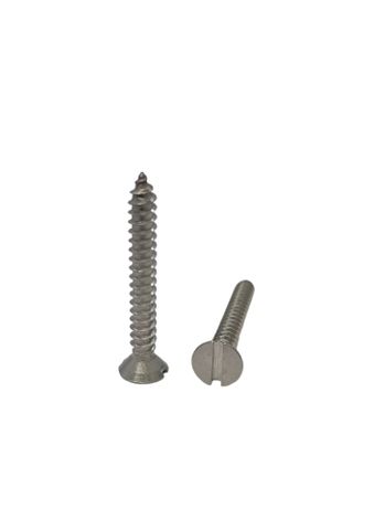 6G x 1-1/4 Countersunk Self Tapping Screw 304 Stainless Steel Slot