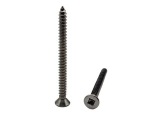 8G x 3 Countersunk Self Tapping Screw 304 Stainless Steel Square