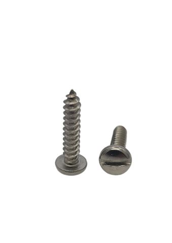 4G x 1/2 Panhead Self Tapping Screw 304 Stainless Steel Slot