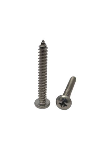 4G x 1 Panhead Self Tapping Screw 304 Stainless Steel Phillips