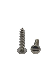 6G x 1/4 Panhead Self Tapping Screw 304 Stainless Steel Slot