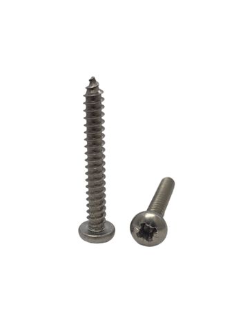 4G x 3/4 Panhead Self Tapping Screw 304 Stainless Steel Pozi