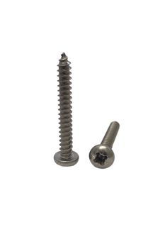 8G x 3/4 Panhead Self Tapping Screw 304 Stainless Steel Pozi