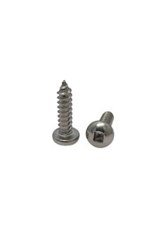 10G x 3/4 Panhead Self Tapping Screw 304 Stainless Steel Square