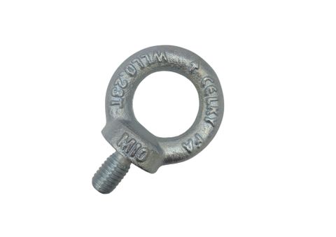 M10 HT Collared Eye Bolt Zinc Plated