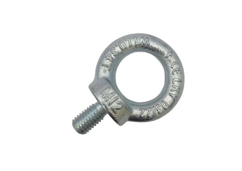 M12 HT Collared Eye Bolt Zinc Plated (30 Internal eye dia)