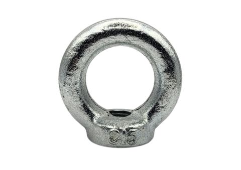 M10 HT Collared Eye Nut Zinc Plated 0.23T