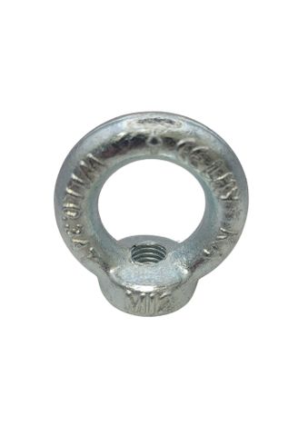 M12 HT Collared Eye Nut Zinc Plated