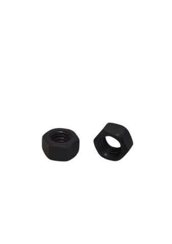 1/4 UNC Hex Nut Black LEFT HAND