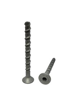 6 x 75 Countersunk Hex Screw Bolt Galvanised