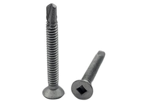 10-24 x 40 Countersunk Self Drilling Metal Tek Screw Galvanised Square