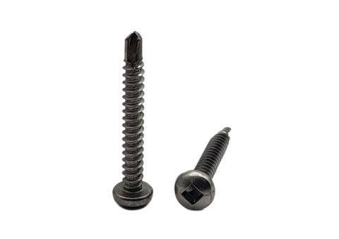 8-18 x 25 Panhead Self Drilling Metal Screw Stainless Steel Square