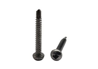 10G x 32 Panhead Self Drilling Metal Screw Stainless Steel Square