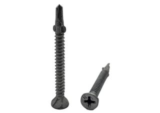 8-18 x 32 Countersunk Wing Tek Metal Screw Galvanised Phillips