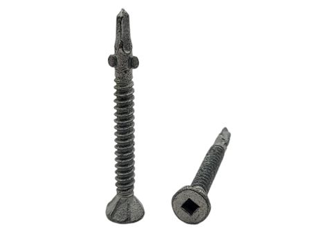 10-16 x 70 Countersunk Wing Tek Metal Screw Galvanised Square