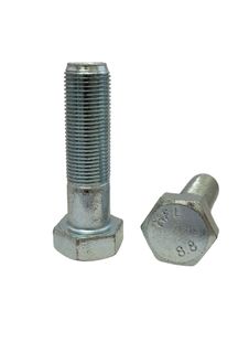 16 x 1.5 x 45 Fine 8.8 HT Bolt Zinc Plated