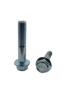 12 x 1.25 x 45 Fine 10.9 HT Flange Bolt Zinc Plated ( 17mm AF )