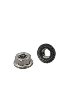 M6 Serrated Flange Nut 316 Stainless Steel