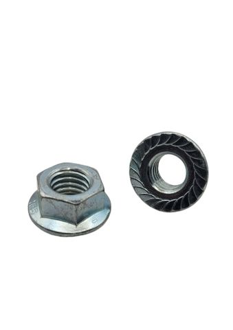 3/4 UNC Serrated Flange Nut Zinc Plated