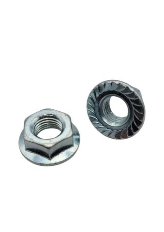 5/16 UNF Serrated Flange Nut Zinc Plated