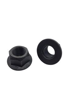 M12 Class 10 Conelock Flange Nut Black