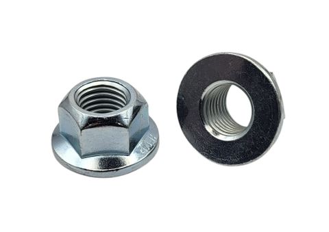 M8 Class 10 Conelock Flange Nut Zinc Plated