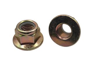 M6 Nyloc Flange Nut Zinc Plated