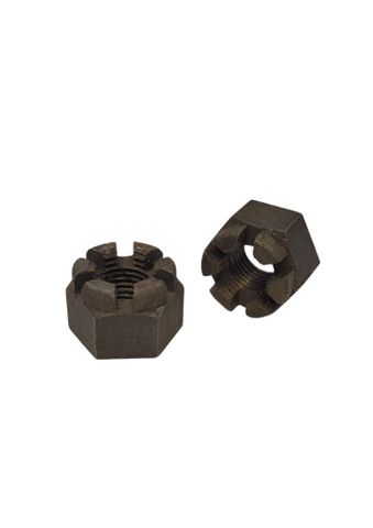 1/2 BSW Castle Nut Black