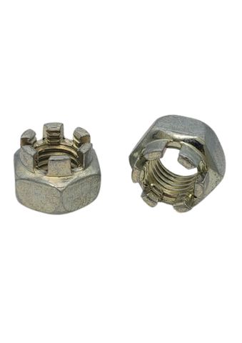 M24 Castle Nut Zinc Plated