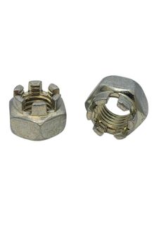 M16 Castle Nut Zinc Plated