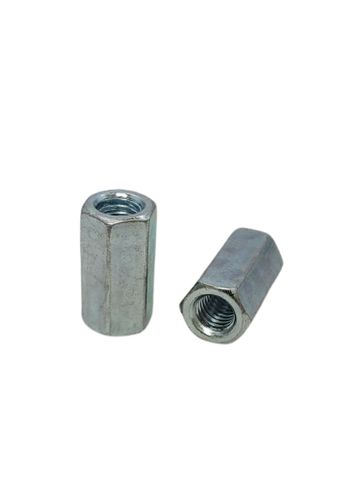 1/4 UNC Coupling Nut Zinc Plated