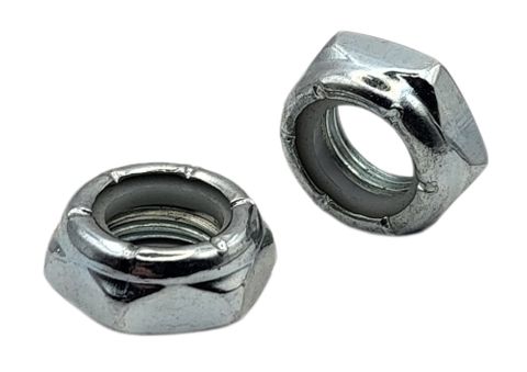 7/16 UNF Half Nyloc Nut Zinc Plated