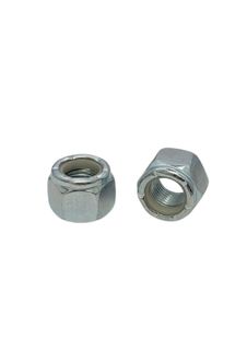 1/4 UNF Nyloc Nut Zinc Plated