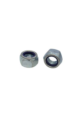 M12 Nyloc Nut Zinc Plated