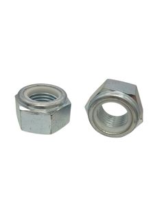 M30 Nyloc Nut Zinc Plated