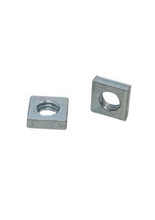 M6 Square Half Press Nut Zinc Plated