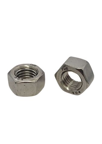 #6-32 UNC Hex Nut 304 Stainless Steel