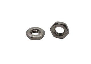 M5 Half Nut 316 Stainless Steel