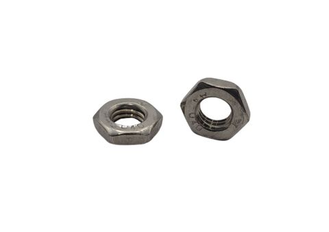 M10 Half Nut 316 Stainless Steel