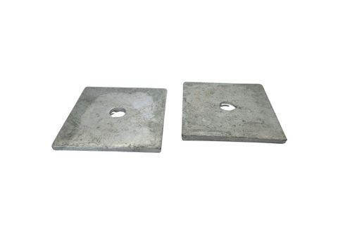 M12 x 80 Square x 6mm Galvanised Washer