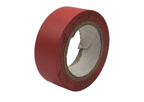 18mm x 20mtr PVC Insulation Tape Red