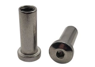 M10 Panhead Barrel Nut 316 Stainless Steel Hex Drive
