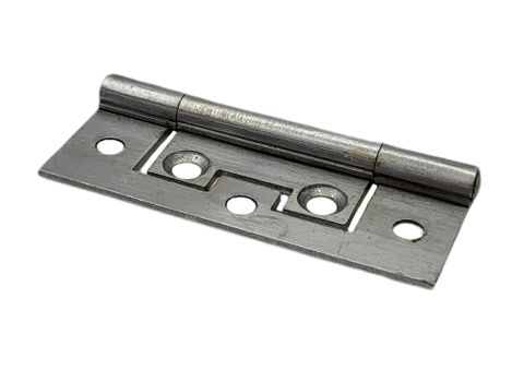 65mm Flush Fixed Pin Butt Hinge Satin Chrome