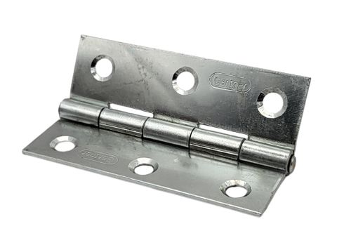 75mm Narrow Fixed Pin Butt Hinge Zinc Plated