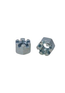 M8 Castle Nut Zinc Plated