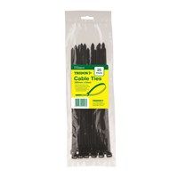 350 x 8mm Cable Tie-Black-25pk